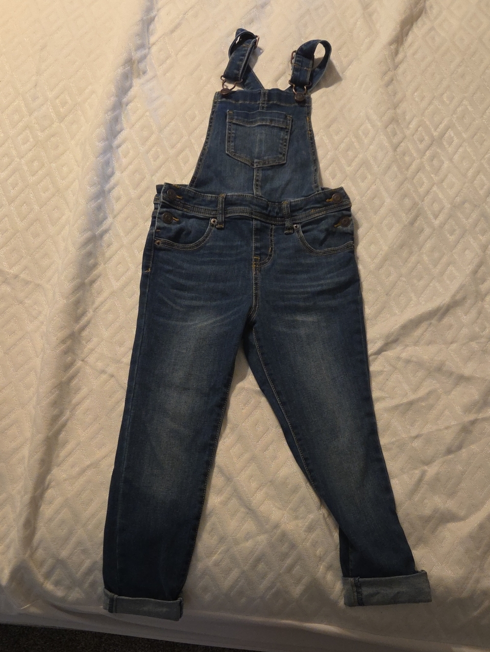 Classic Denim Overalls - Blue kids Jeans